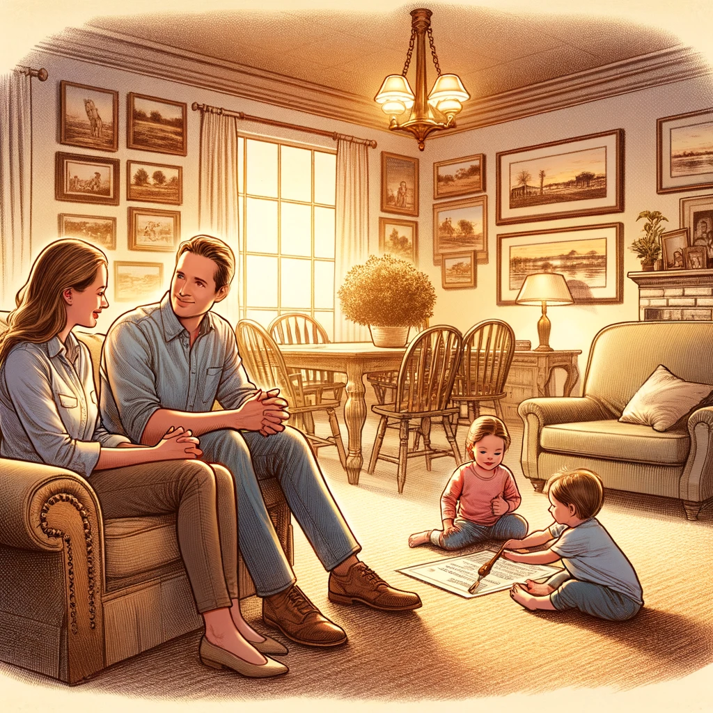 estate planning is essential, especially for young families in texas, dall·e