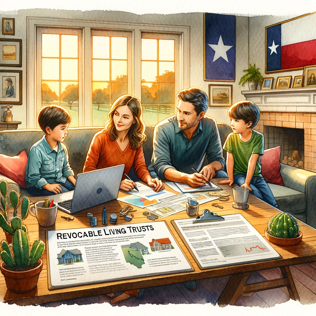 estate planning is essential, especially for young families in texas, dall·e