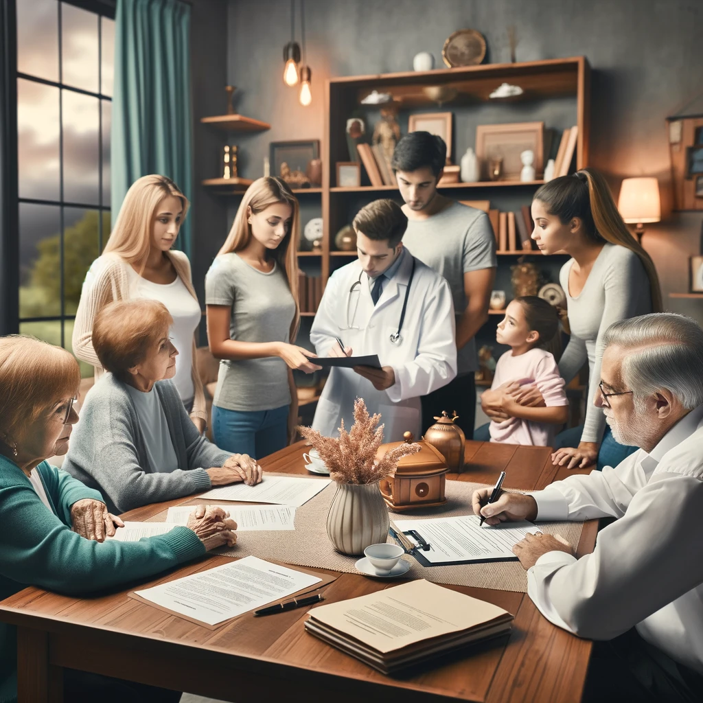 in texas, healthcare directives and living wills play a pivotal role in medical decision-making, dall·e