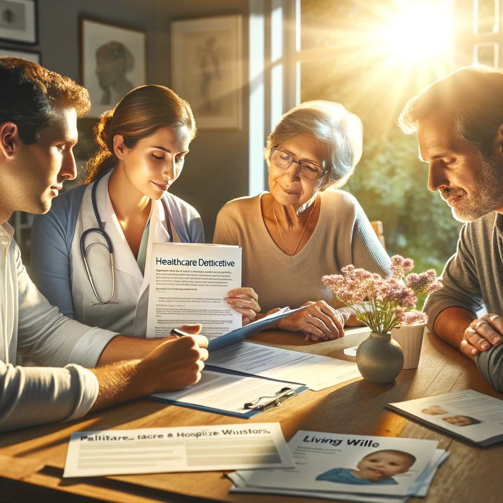 in texas, healthcare directives and living wills play a pivotal role in medical decision-making, dall·e