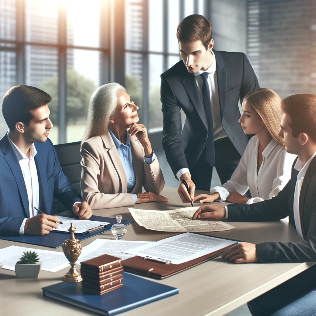 navigating inheritance law with an expert texas attorney, dall·e