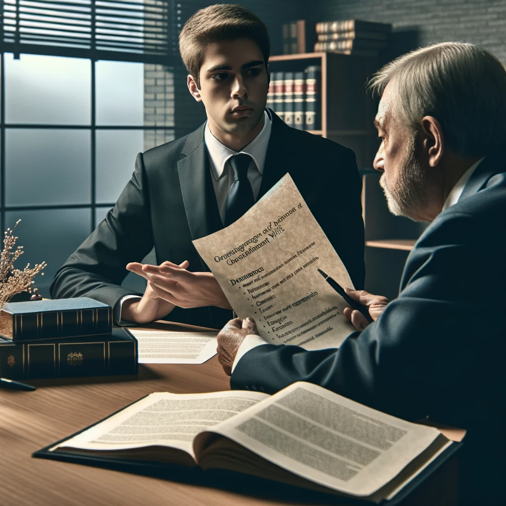 navigating inheritance law with an expert texas attorney, dall·e