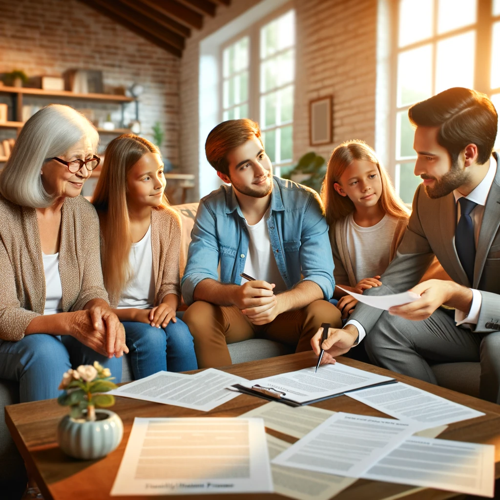 family estate lawyers play a crucial role in securing a family’s future, dall·e