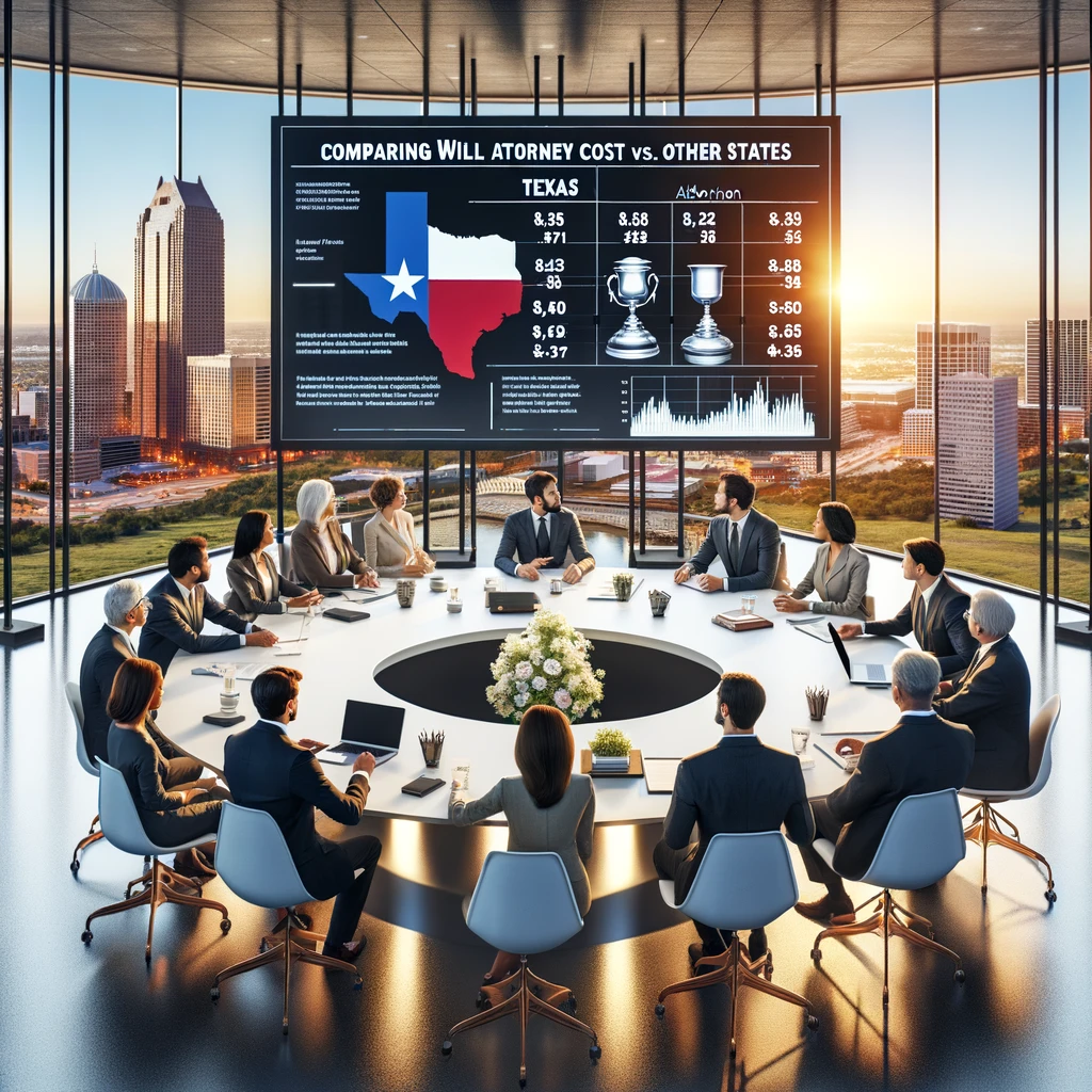in the heart of texas, navigating the legal landscape to draft a will can be as vast and varied as the state itself, dall·e