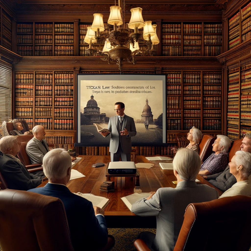 in the heart of texas, navigating the legal landscape to draft a will can be as vast and varied as the state itself, dall·e